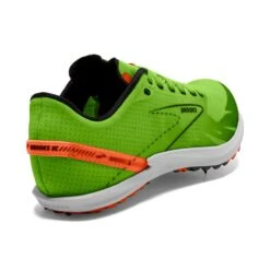 BROOKS Unisex Draft XC Spike - Green Grecko/Red Orange/White- Regular (D) -Men Shoes Store 100039 308 H Draft XC