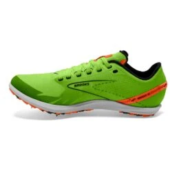 BROOKS Unisex Draft XC Spike - Green Grecko/Red Orange/White- Regular (D) -Men Shoes Store 100039 308 M Draft XC