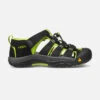 Keen Big Kids' Newport H2 Sandal - Black/Lime Green -Men Shoes Store 1009965 P PDP