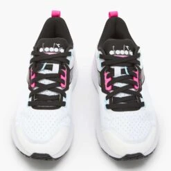 Diadora Women's Vigore 2 Running Shoe - White/Pink Fluo/Black - Regular (B) -Men Shoes Store 101.179072 C6034 50 HR