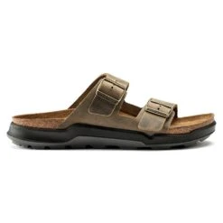 Birkenstock Men's Arizona Rugged Sandal - Faded Khaki - Regular 11 Birkenstock Men's Arizona Rugged Sandal - Faded Khaki - Regular -Men Shoes Store 1018463 side