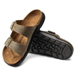 Birkenstock Men's Arizona Rugged Sandal - Faded Khaki - Regular 12 Birkenstock Men's Arizona Rugged Sandal - Faded Khaki - Regular -Men Shoes Store 1018463 sole