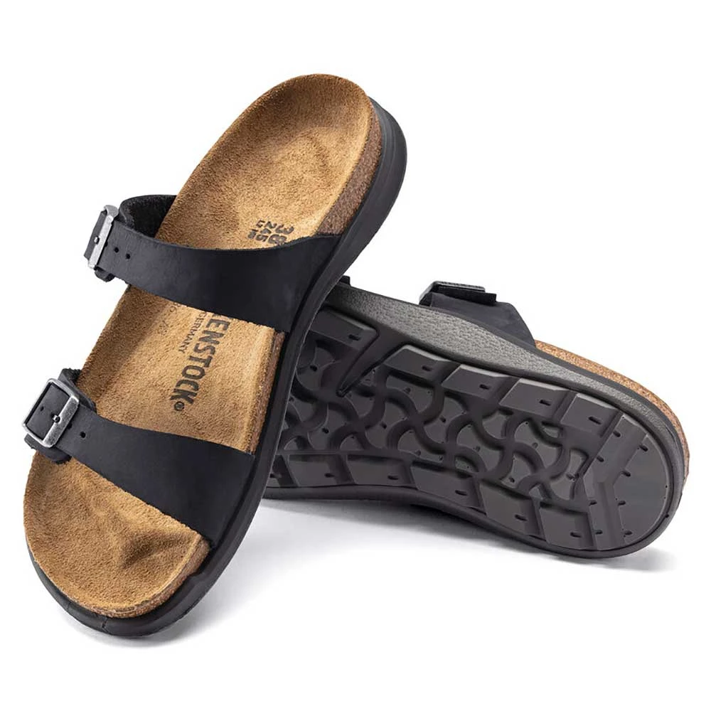 Birkenstock Women's Sierra Oiled Leather Sandal - Black - Regular/Wide 5 Birkenstock Women's Sierra Oiled Leather Sandal - Black - Regular/Wide - Image 3