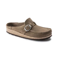 Birkenstock Women's Buckley Suede - Grey Taupe- Medium/Narrow