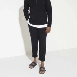 Birkenstock Arizona Suede Soft Footbed -Midnight- Medium/Narrow -Men Shoes Store 1020716 f look m