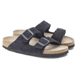 Birkenstock Arizona Suede Soft Footbed -Midnight- Medium/Narrow -Men Shoes Store 1020716 pair