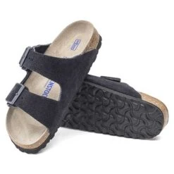 Birkenstock Arizona Suede Soft Footbed -Midnight- Medium/Narrow -Men Shoes Store 1020716 sole