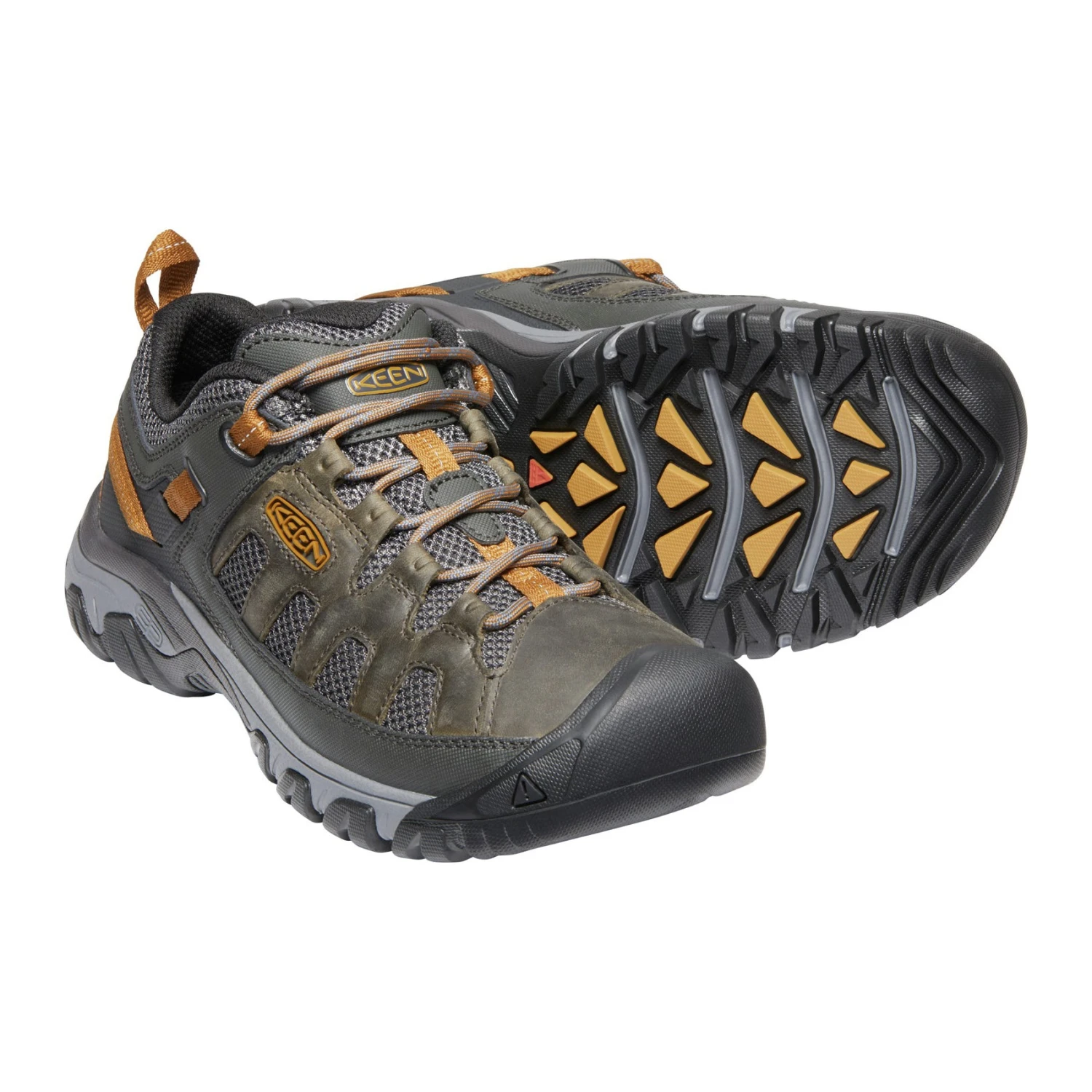Keen Men's Targhee Vent Trail Shoe - Raven/Bronze Brown - Regular (D) 4 Keen Men's Targhee Vent Trail Shoe - Raven/Bronze Brown - Regular (D) - Image 2