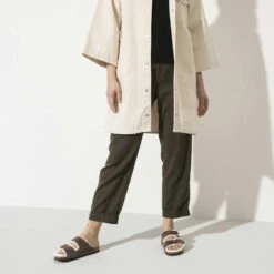 Birkenstock Arizona Shearling Sandal - Habana Natural- Medium/Narrow 15 Birkenstock Arizona Shearling Sandal - Habana Natural- Medium/Narrow -Men Shoes Store 1021049 f look f