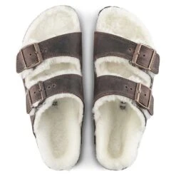 Birkenstock Arizona Shearling Sandal - Habana Natural- Medium/Narrow 13 Birkenstock Arizona Shearling Sandal - Habana Natural- Medium/Narrow -Men Shoes Store 1021049 top