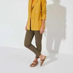 Birkenstock Women's Franca Oiled Leather Sandal - Cognac - Regular/Wide -Men Shoes Store 1024052 f look f