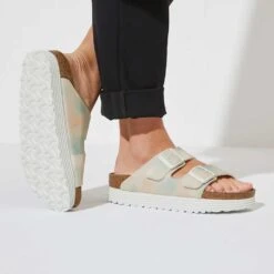 Birkenstock Women's Arizona Platform Sandal- Watercolor Pink- Medium/Narrow 12 Birkenstock Women's Arizona Platform Sandal- Watercolor Pink- Medium/Narrow -Men Shoes Store 1024597 f closeup f