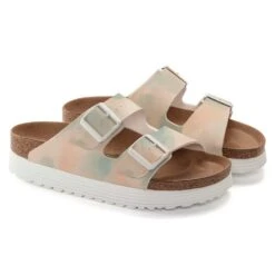 Birkenstock Women's Arizona Platform Sandal- Watercolor Pink- Medium/Narrow 14 Birkenstock Women's Arizona Platform Sandal- Watercolor Pink- Medium/Narrow -Men Shoes Store 1024597 pair