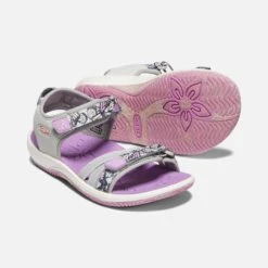 Keen Little Kids' Verano Sandal - Vapor/African Violet -Men Shoes Store 1024823 PPS PDP 1
