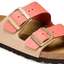 Birkenstock Women's Arizona Nubuck Sandal - Mars/Sandcastle - Regular (B) -Men Shoes Store 1025757 detail 1