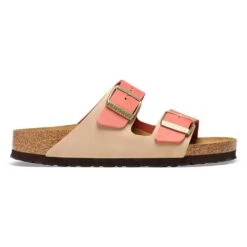 Birkenstock Women's Arizona Nubuck Sandal - Mars/Sandcastle - Regular (B) -Men Shoes Store 1025757 side