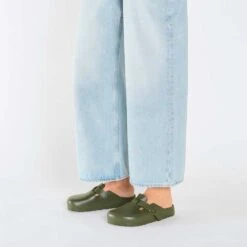 Birkenstock Women's Boston EVA Clog - Khaki - Medium/Narrow (B) -Men Shoes Store 1026215 f look f