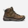 Keen Men's Circadia Mid WP Hiking Boot- Bison/Brindle- Wide (2E) -Men Shoes Store 1026841 P PDP