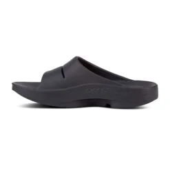 OOfos Unisex OOahh Slide - Black-Regular (D) -Men Shoes Store 1100BLK shot4 932x680 4335a43b 991e 47b0 a4fb dd9f69537c74