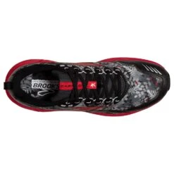 BROOKS Men's Cascadia 16 Trail Running Shoe - Black/Grey/Red - Regular (D) -Men Shoes Store 110376 008 O Cascadia 16