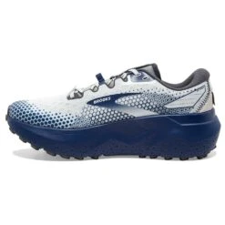 BROOKS Men's Caldera 6 Trail Running Shoe - Oyster/Blue Depths/Pearl - Regular (D) -Men Shoes Store 110379 071 M Caldera 6