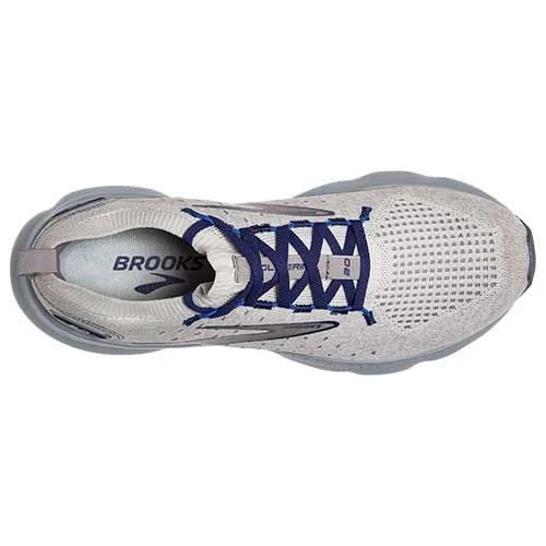 BROOKS Men's Glycerin StealthFit 20 Running Shoe - Oyster/Alloy/Blue Depths - Regular (D) 7 BROOKS Men's Glycerin StealthFit 20 Running Shoe - Oyster/Alloy/Blue Depths - Regular (D) - Image 5