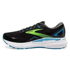BROOKS Men's Adrenaline GTS 23 Running Shoe - Black/Hawaiian Ocean/Green- Regular (D) -Men Shoes Store 110391 006 M Adrenaline GTS 23
