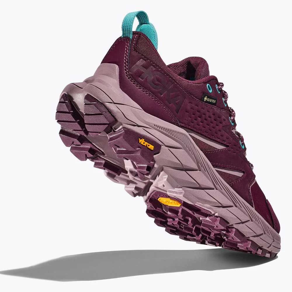 Hoka Women's Anacapa Low GTX Hiking Shoe - Grape Wine/Elderberry- Regular (B) 5 Hoka Women's Anacapa Low GTX Hiking Shoe - Grape Wine/Elderberry- Regular (B) - Image 3