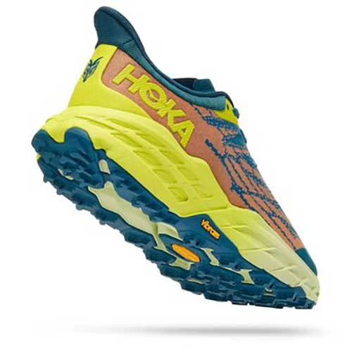 Hoka Men's Speedgoat 5 Trail Shoes - Blue Coral/Evening Primrose - Regular (D) 5 Hoka Men's Speedgoat 5 Trail Shoes - Blue Coral/Evening Primrose - Regular (D) - Image 3