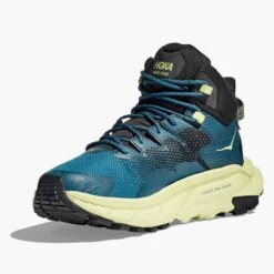 Hoka Men's Trail Code GTX Hiking Boot- Blue Graphite/Blue Coral -Men Shoes Store 1123165 BGBCR 3