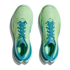 Hoka Men's Mach 5 Running Shoe - Lime Glow/Ocean Mist - Regular (D) -Men Shoes Store 1127893 LGOM 2