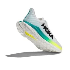 Hoka Women's Mach 5 Running Shoe - White/Blue Glass - Regular (B) -Men Shoes Store 1127894 WBGL 4