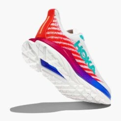 Hoka Women's Mach 5 - White/Flame - Regular (B) -Men Shoes Store 1127894 WFM 4