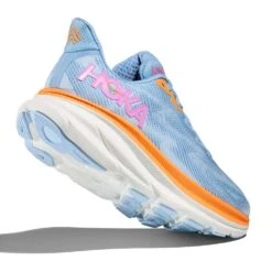 Hoka Women's Clifton 9 Running Shoe - Airy Blue/Ice Water - Wide (D) -Men Shoes Store 1127896 ABIW 4