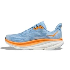 Hoka Women's Clifton 9 Running Shoe - Airy Blue/Ice Water - Wide (D) -Men Shoes Store 1127896 ABIW 8