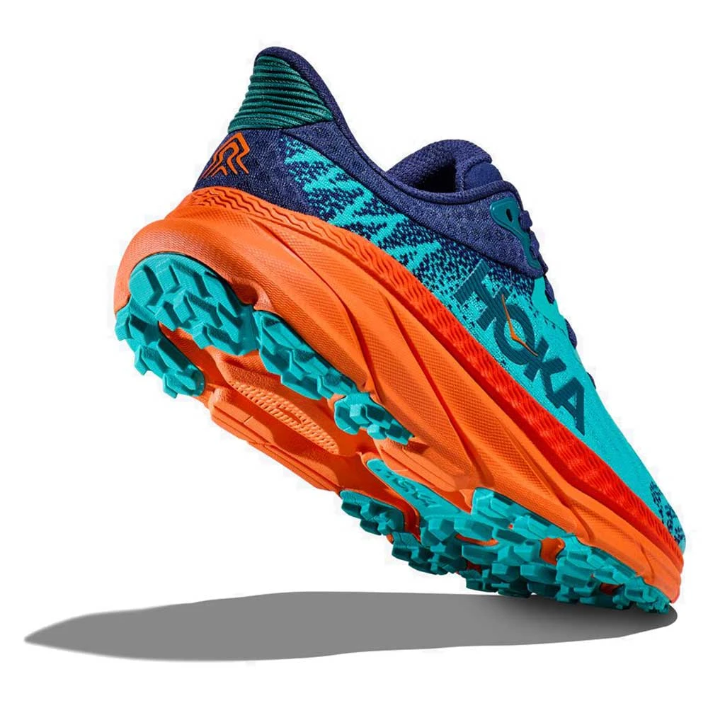 Hoka Men's Challenger ATR 7 Trail Running Shoe - Ceramic/Vibrant Orange- Regular (D) 5 Hoka Men's Challenger ATR 7 Trail Running Shoe - Ceramic/Vibrant Orange- Regular (D) - Image 3