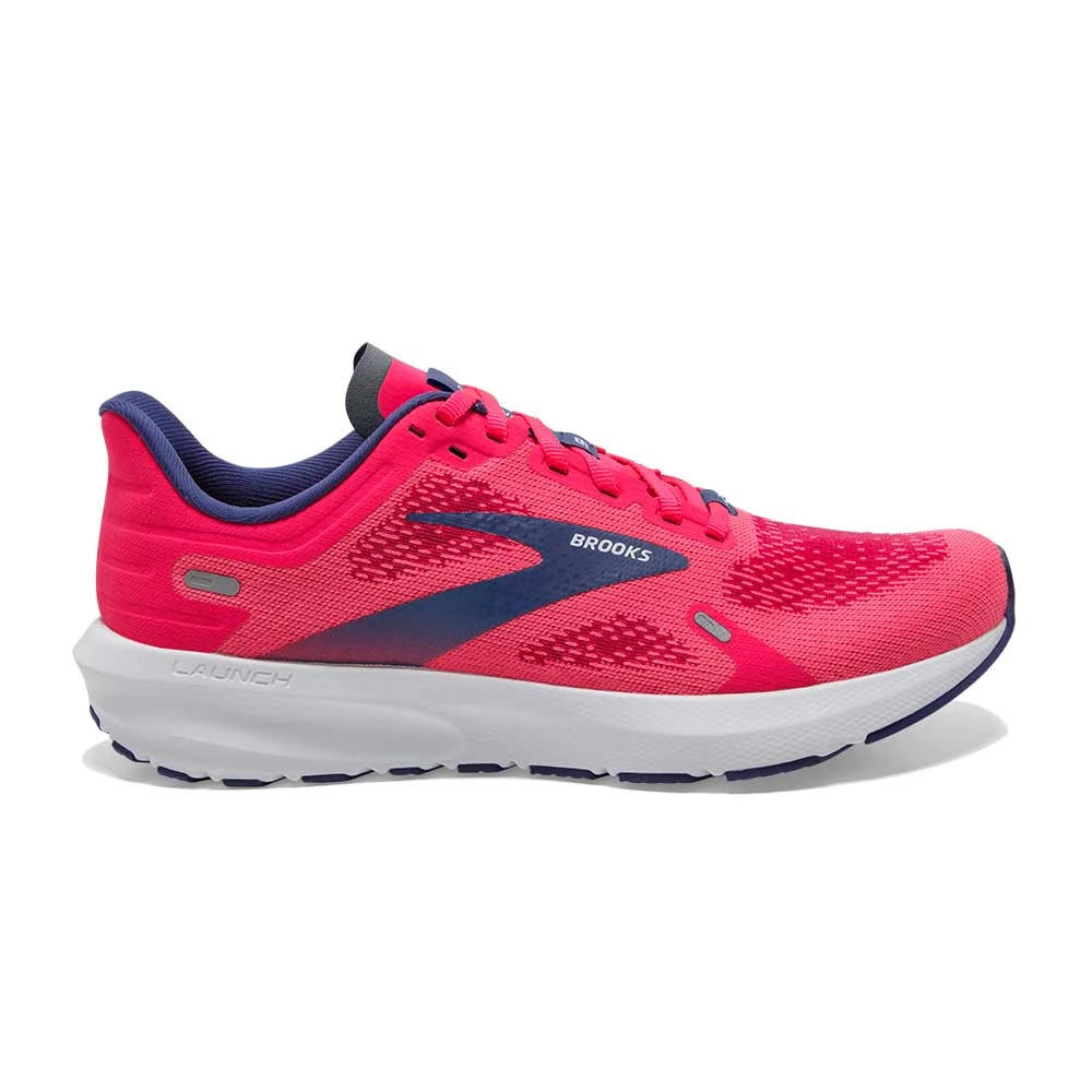 BROOKS Women's Launch 9 Running Shoe- Pink/Fuchsia/Cobalt- Regular (B) 3 BROOKS Women's Launch 9 Running Shoe- Pink/Fuchsia/Cobalt- Regular (B)