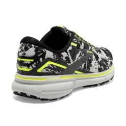 BROOKS Women's Ghost 15 Camo Running Shoe - Black/Ebony/Nightlife - Regular (B) -Men Shoes Store 120380 029 H Ghost 15
