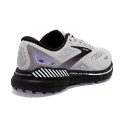 BROOKS Women's Adrenaline GTS 23 Running Shoe - Grey/Black/Purple- Regular (B) -Men Shoes Store 120381 039 H Adrenaline GTS 23 1