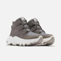 Sorel Women's Kinetic Breakthru Caribou WP Boot- Quarry- Regular (B) -Men Shoes Store 2028281 052 f2