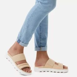 Sorel Women's Viibe Slide - Nova Sand/Sea Salt - Regular (B) -Men Shoes Store 2030531 260 a9