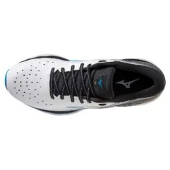 Mizuno Men's Wave Sky 6 Running Shoe - White/Cyber Yellow - Regular (D) -Men Shoes Store 411369.0034 04