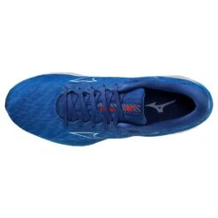Mizuno Men's Wave Rider 26 Running Shoe- Super Sonic/IceWater- Regular (D) -Men Shoes Store 411373 SNIW 04 1