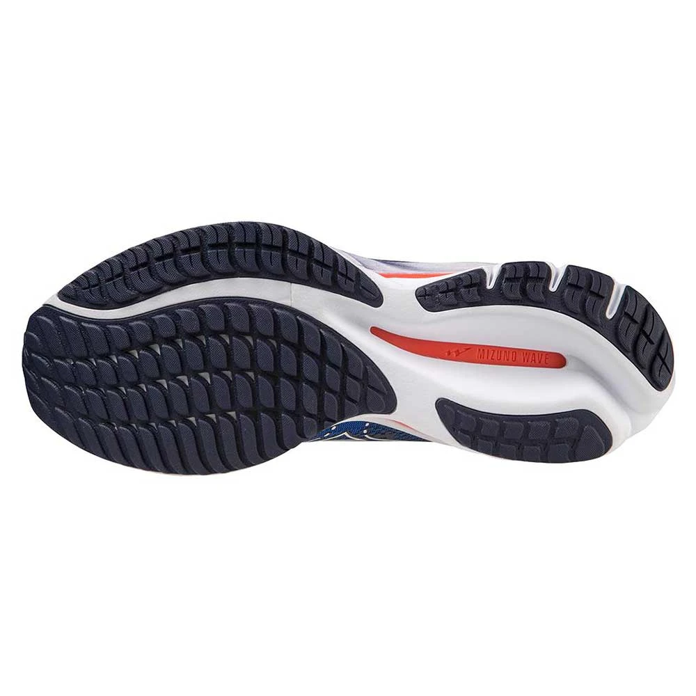 Mizuno Men's Wave Rider 27 Running Shoe - Surf The Web/White - Regular (D) 8 Mizuno Men's Wave Rider 27 Running Shoe - Surf The Web/White - Regular (D) - Image 6