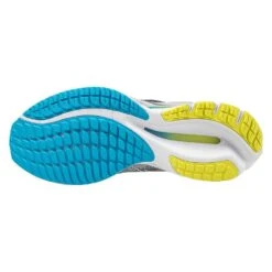 Mizuno Men's Wave Rider 27 Running Shoe - Pearl Blue/White - Regular (D) -Men Shoes Store 411415 5F00 02