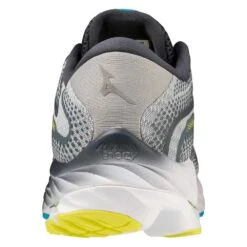 Mizuno Men's Wave Rider 27 Running Shoe - Pearl Blue/White - Regular (D) -Men Shoes Store 411415 5F00 05