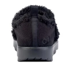 OOfos Women's OOcoozie Low Shoe Recovery Shoe - Black - Regular (B) -Men Shoes Store 5074BLACK shot5