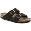 Birkenstock Arizona Mocha Suede Leather Sandal- Regular/Wide 2 Birkenstock Arizona Mocha Suede Leather Sandal- Regular/Wide -Men Shoes Store 51903