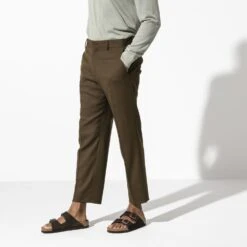 Birkenstock Arizona Mocha Suede Leather Sandal- Regular/Wide 13 Birkenstock Arizona Mocha Suede Leather Sandal- Regular/Wide -Men Shoes Store 51903 f look m