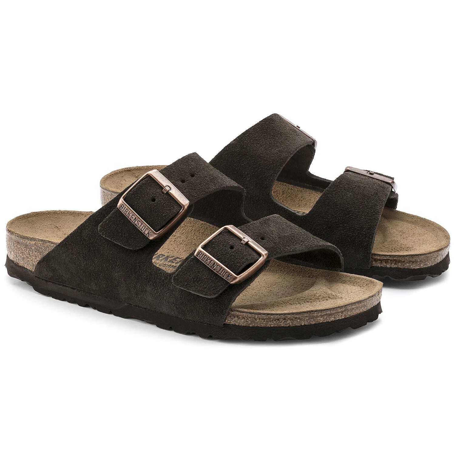 Birkenstock Arizona Mocha Suede Leather Sandal- Regular/Wide 5 Birkenstock Arizona Mocha Suede Leather Sandal- Regular/Wide - Image 3